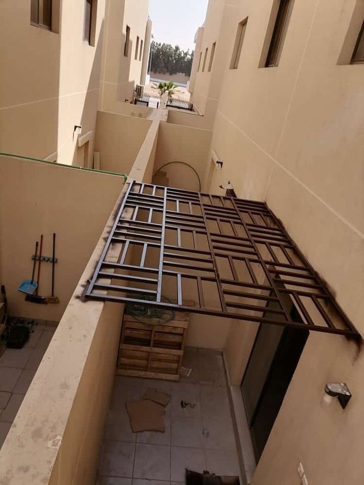 برجولات حديد مودرن 