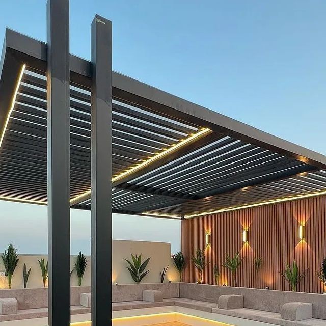 مظلات جلسات حدائق للمناطق الخارجية