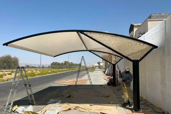 مظلات سيارات قماش للفلل الرياض