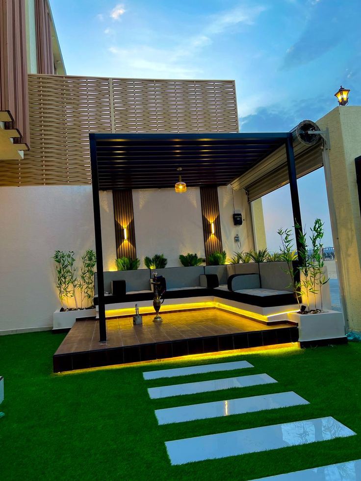 مظلات جلسات حدائق منزلية الرياض