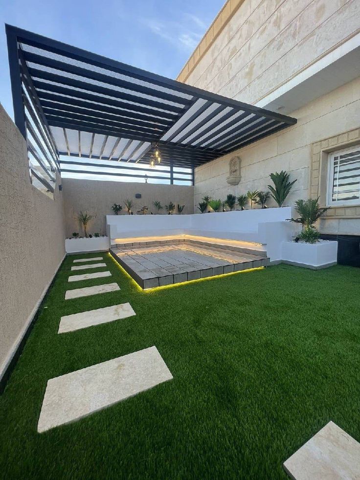 برجولات جلسات حدائق
