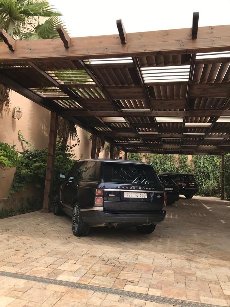 مظلات سيارات حديثة