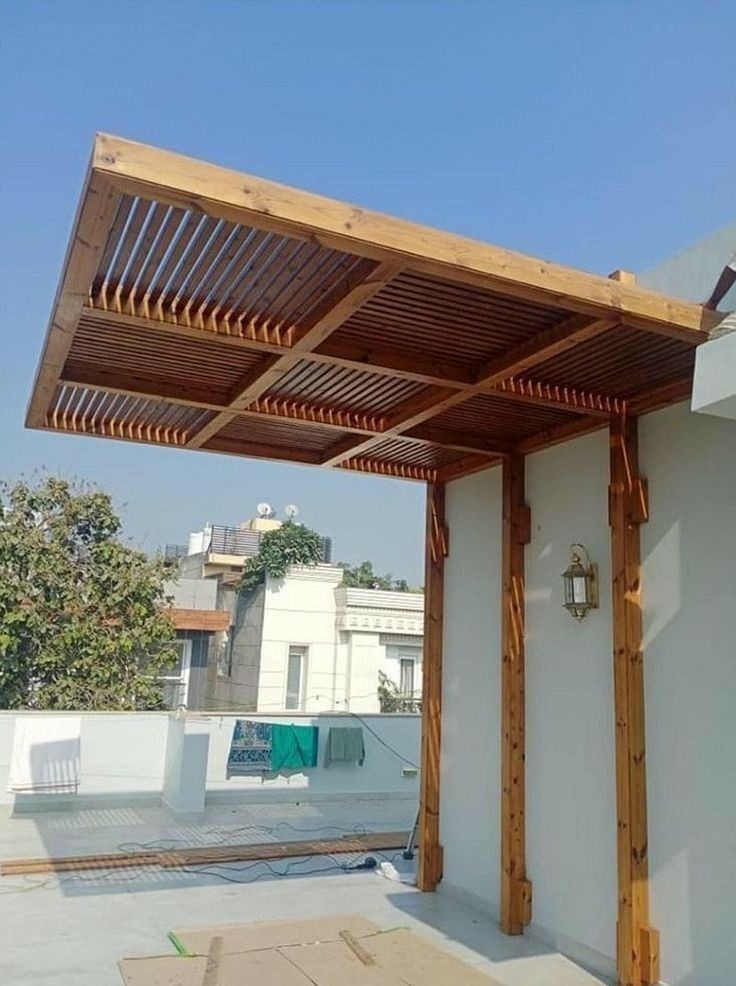 مظلات حدائق خشبية الرياض