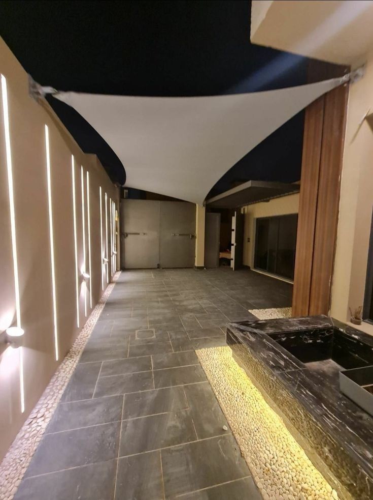 تصميم مظلات شد إنشائي