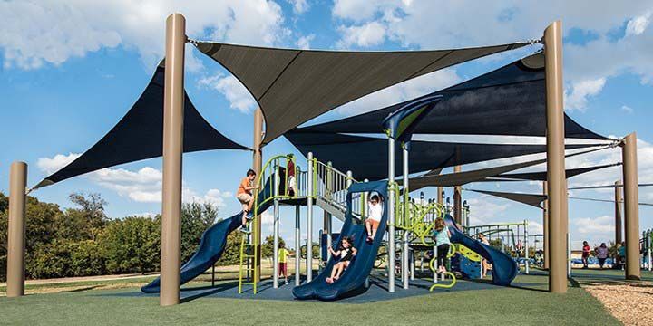 مظلات مقاومة للرياح شد إنشائي الرياض