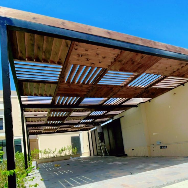 مظلات خارجية خشبية الرياض