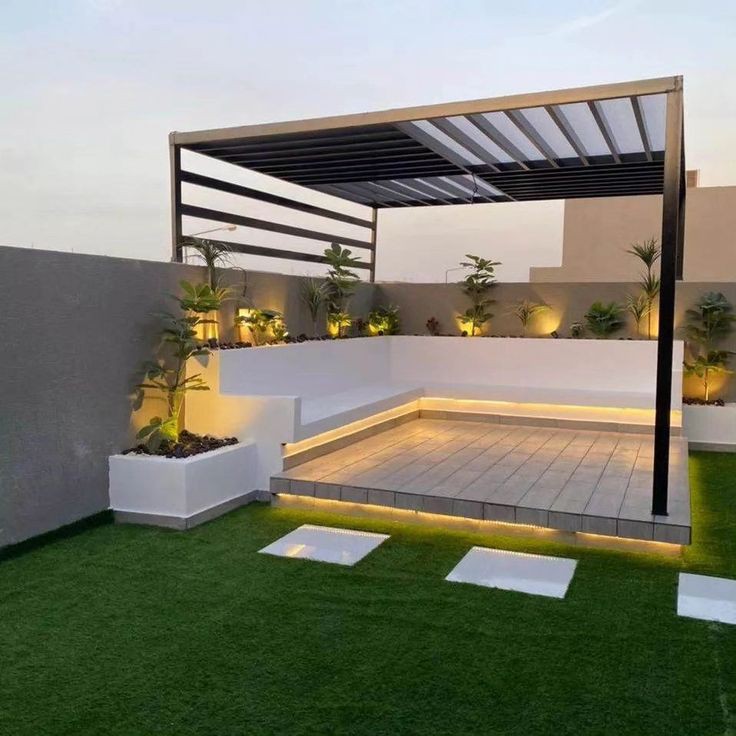 تركيب مظلات جلسات حدائق الرياض