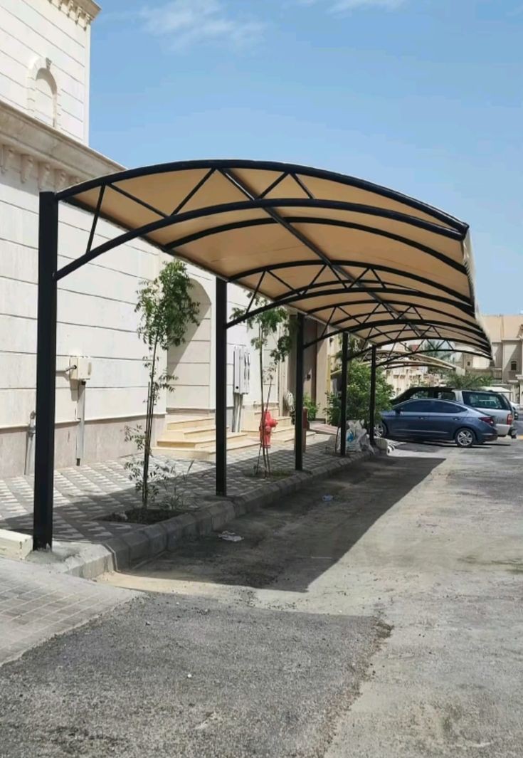 مظلات سيارات حي حطين