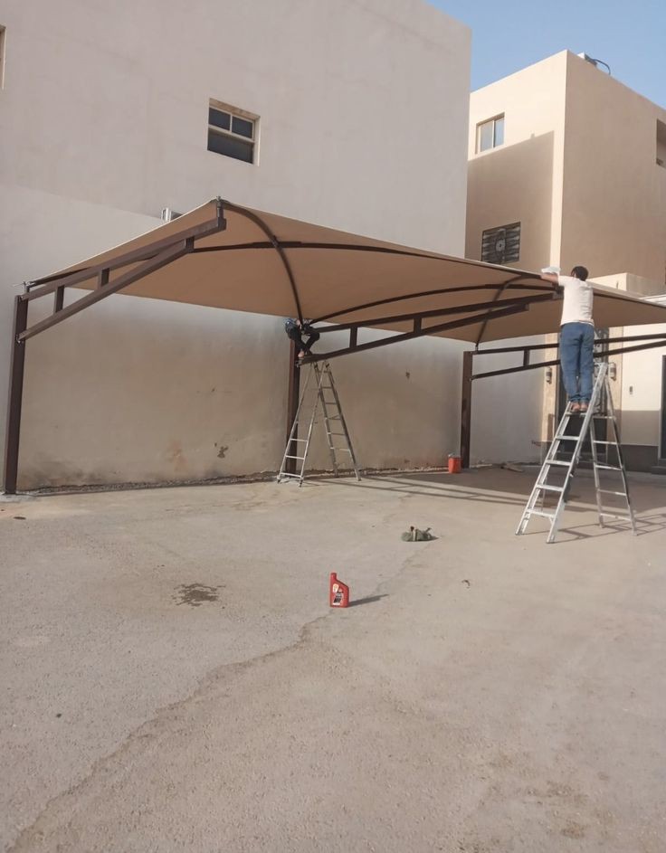 مقاول مظلات قماش الرياض