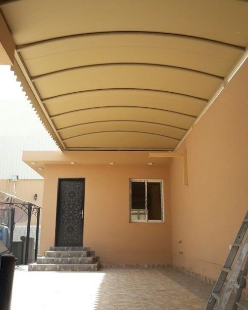 مظلات سيارات PVC حديثة للمنازل بالرياض
