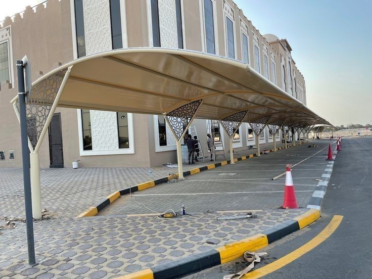 مظلات قماش مقاومة للشمس الرياض