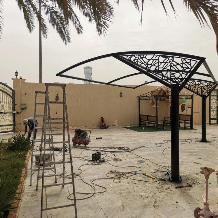 اسعار مظلات سيارات حي الروضة الرياض