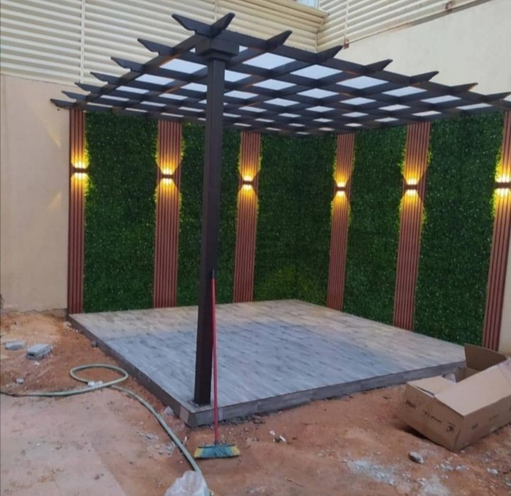 مظلات جلسات خارجية حي الروضة الرياض