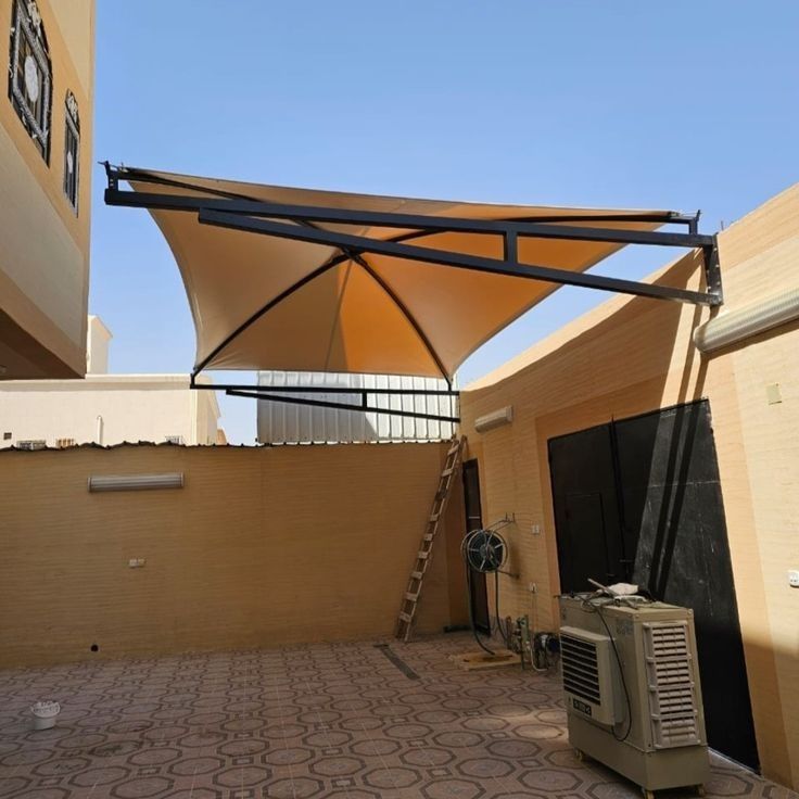 مظلات قماش حديثة للمنازل في الرياض بتصميم أنيق