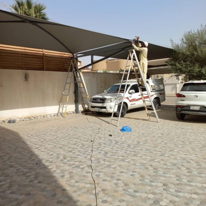 مظلات خارجية للسيارات الرياض