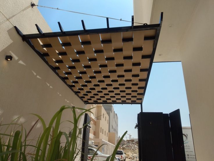مظلات قماش مجدول الرياض