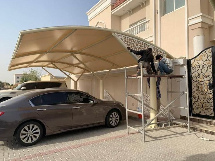 تركيب مظلات سيارات حديثة بالرياض بتصاميم عصرية للمنازل والفلل.