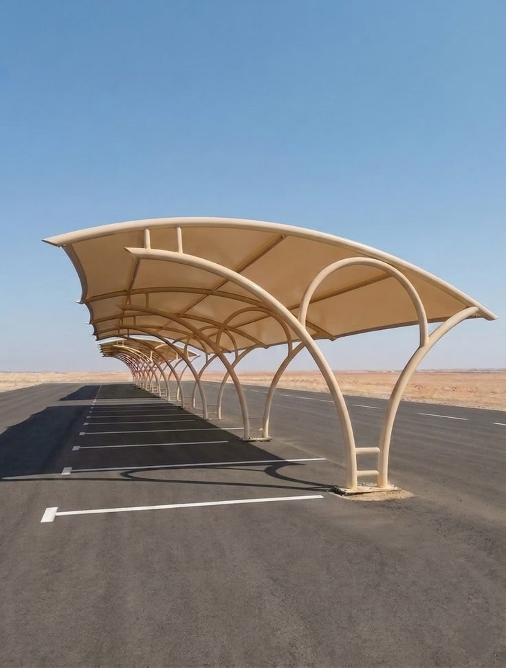 مظلات مواقف سيارات كابولي الرياض