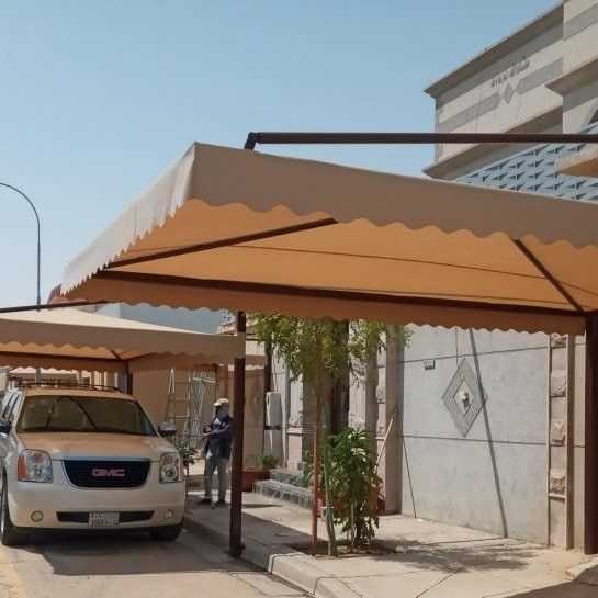 تركيب مظلة سيارات معلقة بالرياض